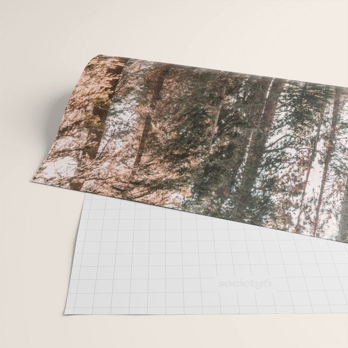 Log Cabin in the Forest Wrapping Paper Gallery Image 2