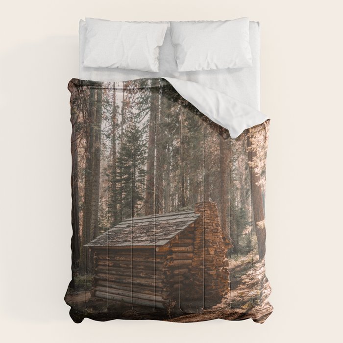 Log Cabin in the Forest Comforter Gallery Image 1