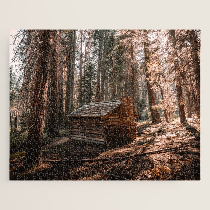 Log Cabin in the Forest Jigsaw Puzzle Gallery Image 1