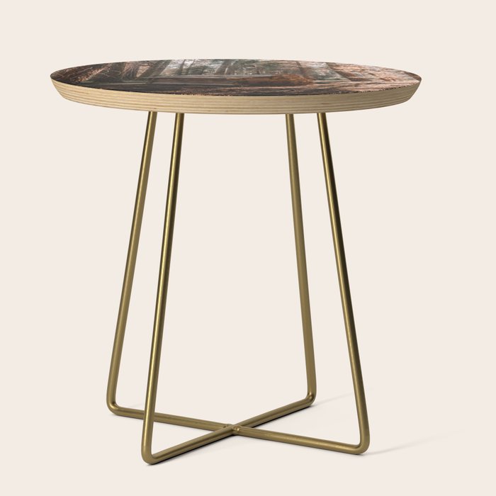 Log Cabin in the Forest Side Table Gallery Image 1