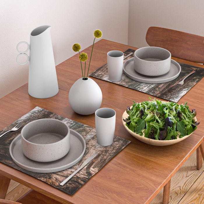 Log Cabin in the Forest Placemat Gallery Image 2