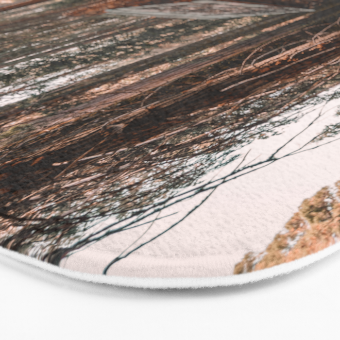 Log Cabin in the Forest Bath Mat Gallery Image 3