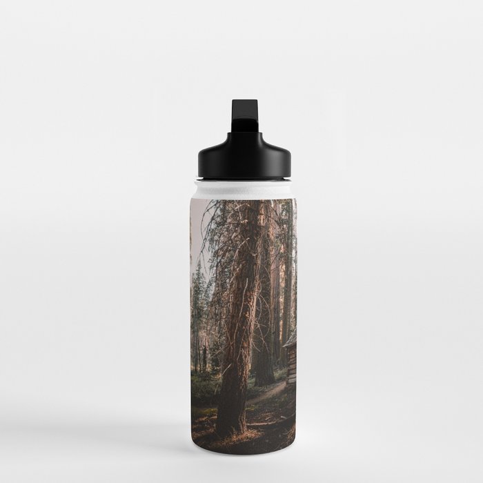 Log Cabin in the Forest Water Bottle Gallery Image 3