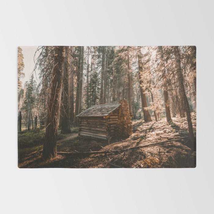 Log Cabin in the Forest Rug Gallery Image 2