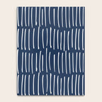 Boho Wall Art, Colour Prints, Navy Blue, Line Art Notebook Gallery Image 4