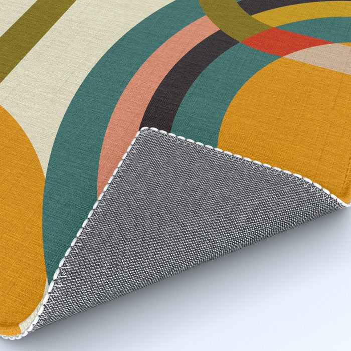 mid century cirque Rug Gallery Image 4