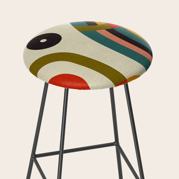 mid century cirque Stool Gallery Image 2