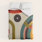 mid century cirque Duvet Cover Gallery Image 6