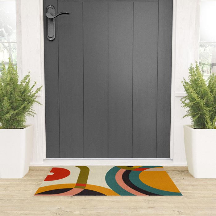 mid century cirque Welcome Mat Gallery Image 3