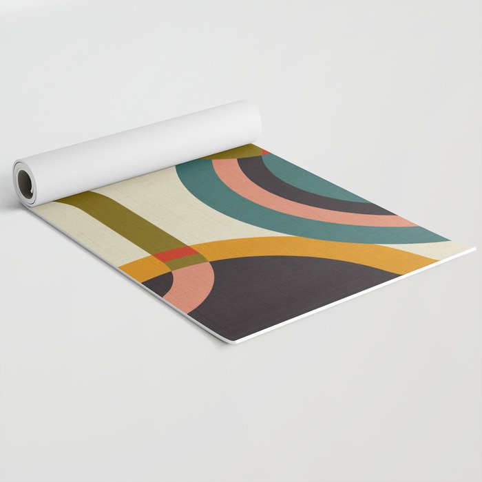 mid century cirque Yoga Mat Gallery Image 2