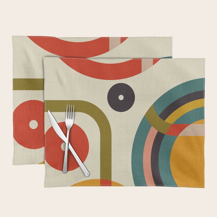 mid century cirque Placemat Gallery Image 1