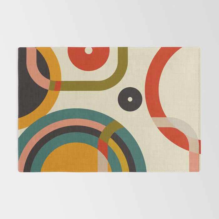 mid century cirque Rug Gallery Image 2
