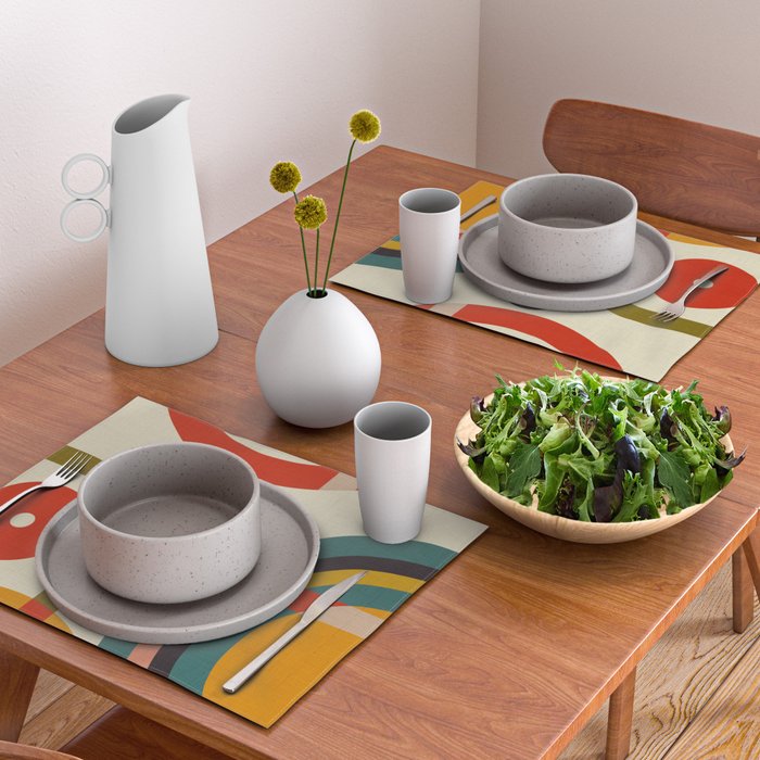 mid century cirque Placemat Gallery Image 2