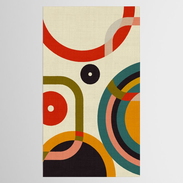 mid century cirque Tablecloth Gallery Image 2