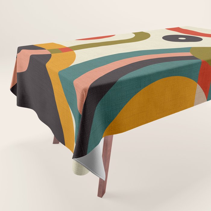 mid century cirque Tablecloth Gallery Image 1