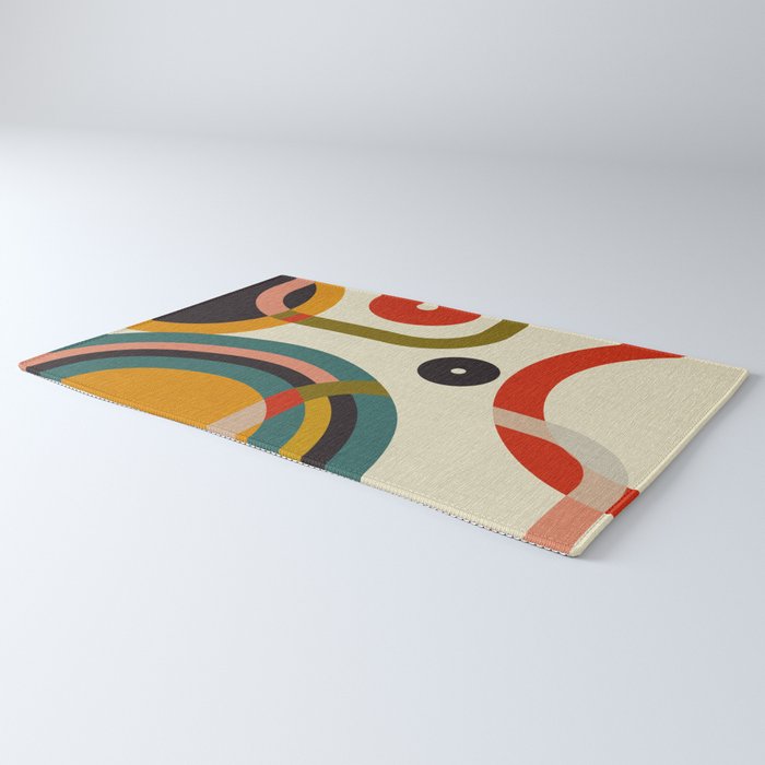 mid century cirque Rug Gallery Image 3