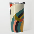 mid century cirque Travel Mug Gallery Image 2