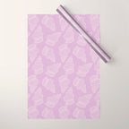Conch Shell on Lavender Wrapping Paper Gallery Image 1