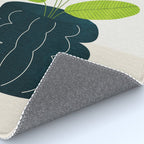 Black Pearl Vase & Spring Bud Leaves: Vases & Stuff 02 Rug Gallery Image 4