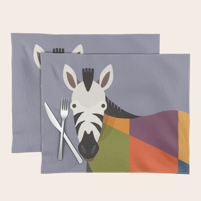 Zebra Placemat Gallery Image 1