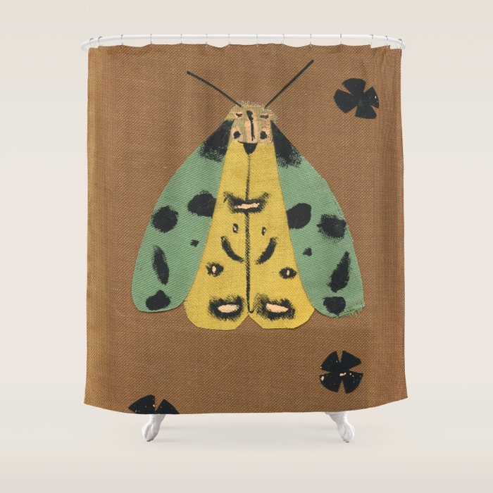 Moth II Shower Curtain Gallery Image 1