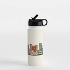 portland skyline Water Bottle Gallery Image 1