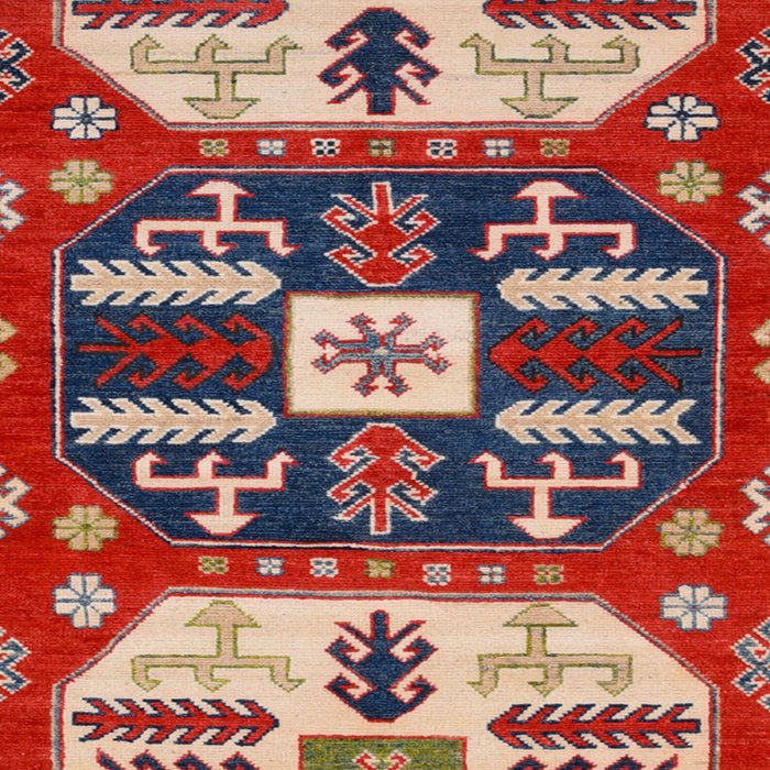 Arrow Spiral Kazak Handmade Rug Coffee Mug Gallery Image 2