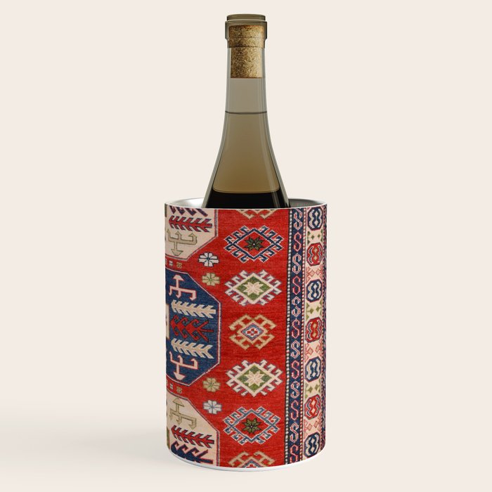 Arrow Spiral Kazak Handmade Rug Wine Chiller Gallery Image 3