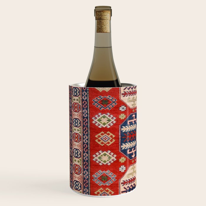 Arrow Spiral Kazak Handmade Rug Wine Chiller Gallery Image 2
