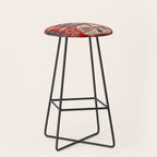 Arrow Spiral Kazak Handmade Rug Stool Gallery Image 1