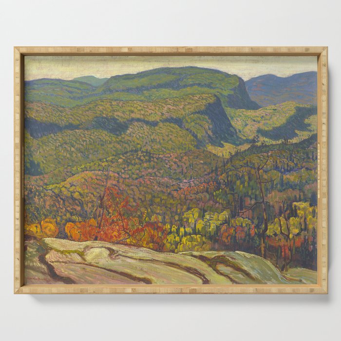 J.E.H. McDonald Forest Wilderness, 1921, McMichael Canadian Art Collection Serving Tray Gallery Image 1