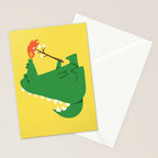 Dragon and Marshmallow Stationery Card Gallery Image 2