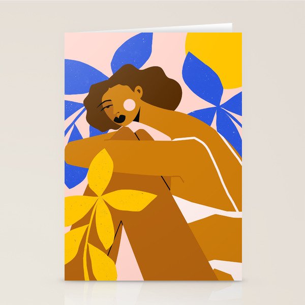 Pink Bikini Stationery Card Gallery Image 1