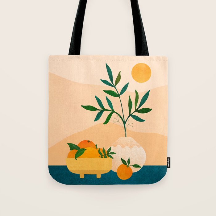 Palm Springs Picnic Nature Scene Tote Bag Gallery Image 1