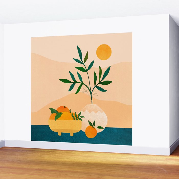 Palm Springs Picnic Nature Scene Wall Mural Gallery Image 2