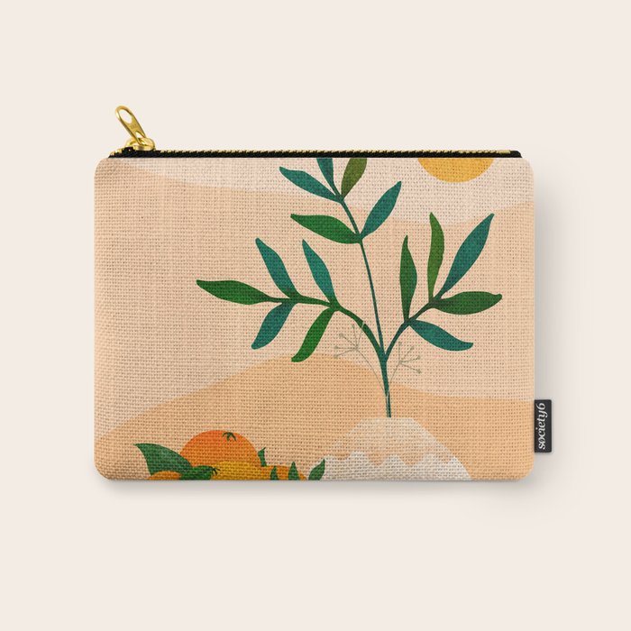 Palm Springs Picnic Nature Scene Carry All Pouch Gallery Image 1