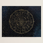 Golden Star Map Jigsaw Puzzle Gallery Image 1