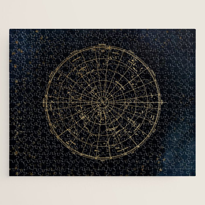 Golden Star Map Jigsaw Puzzle Gallery Image 1