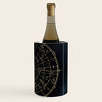 Golden Star Map Wine Chiller Gallery Image 3