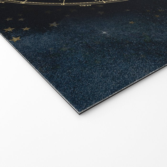 Golden Star Map Welcome Mat Gallery Image 2