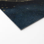Golden Star Map Welcome Mat Gallery Image 2