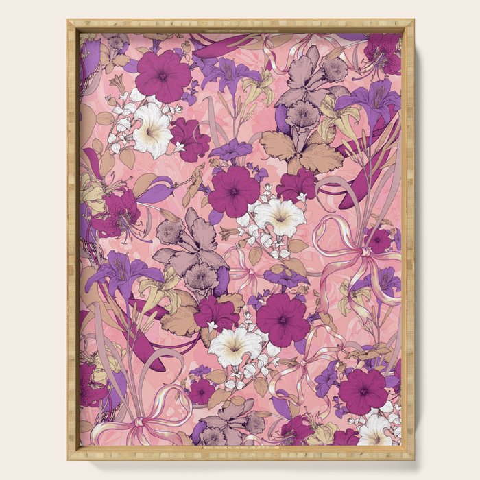 Art Nouveau V Serving Tray Gallery Image 1