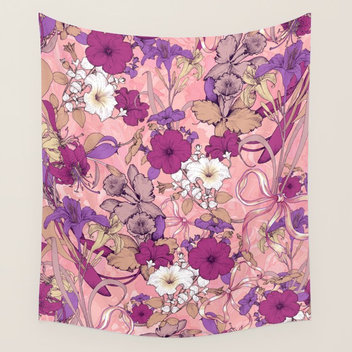 Art Nouveau V Wall Tapestry Gallery Image 4