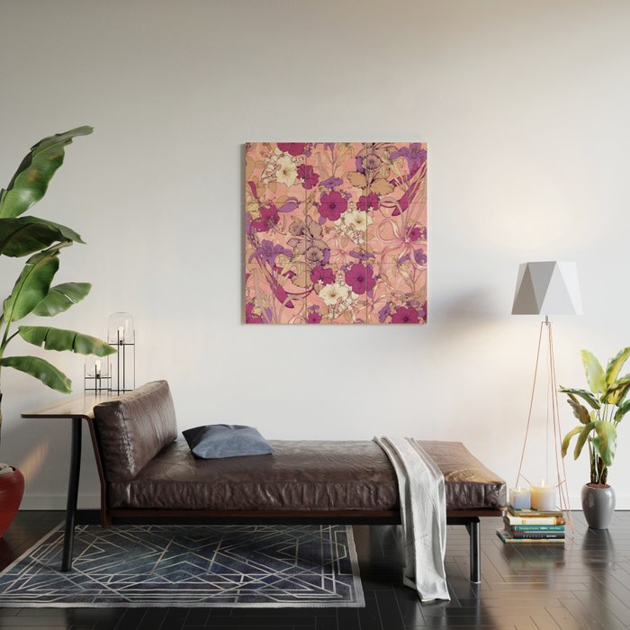 Art Nouveau V Wood Wall Art Gallery Image 2