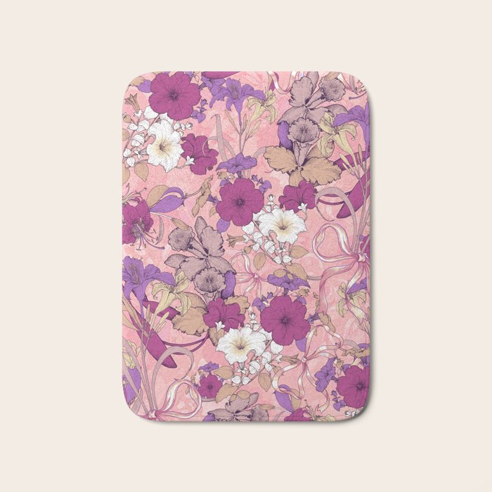 Art Nouveau V Bath Mat Gallery Image 1