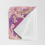 Art Nouveau V Throw Blanket Gallery Image 3