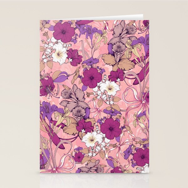 Art Nouveau V Stationery Card Gallery Image 2