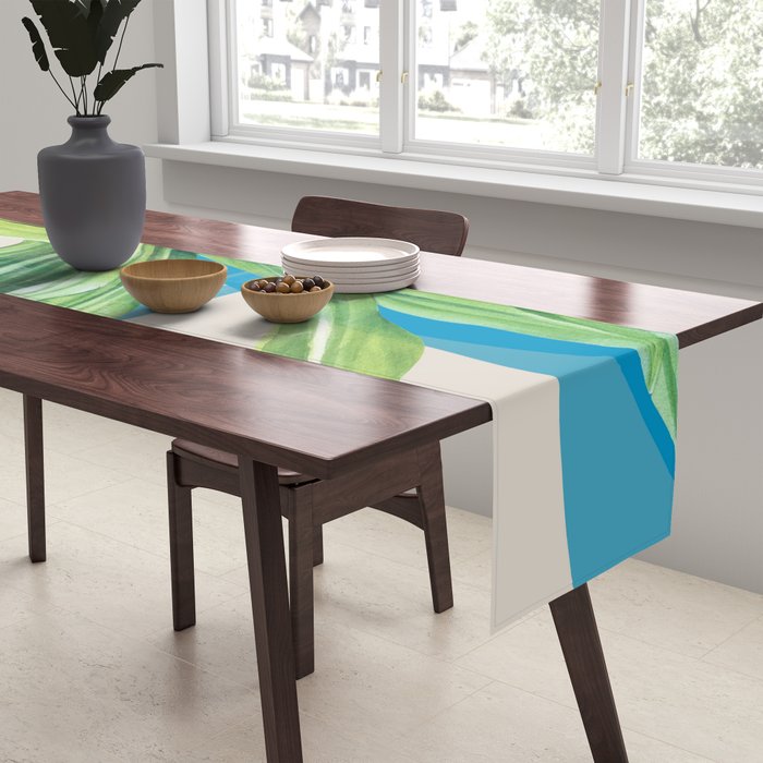 Tropical Geometry 81 Table Runner Gallery Image 2