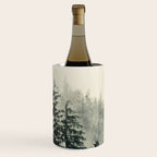 Thick pine forest in the descending mist Wine Chiller Gallery Image 2