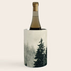 Thick pine forest in the descending mist Wine Chiller Gallery Image 1
